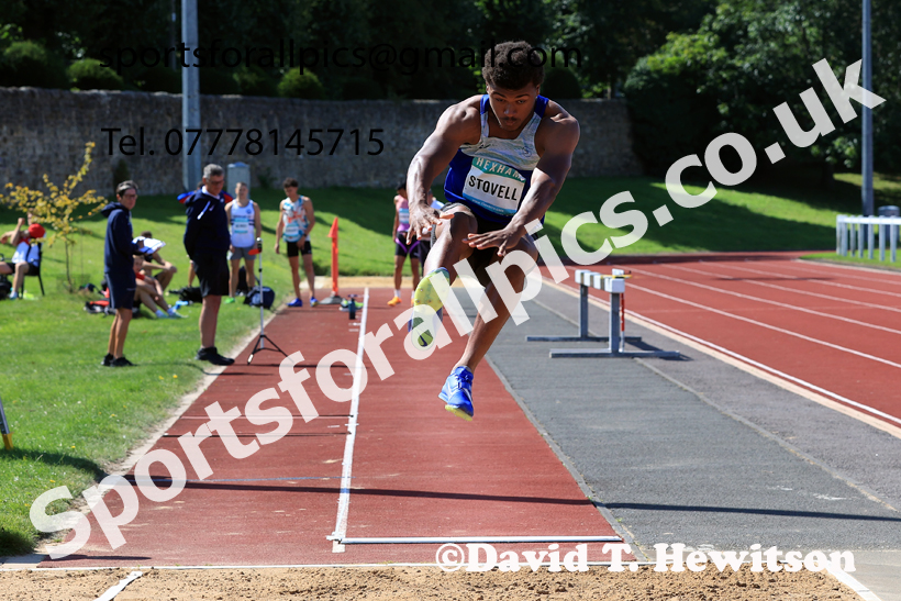 Decathlon long jump, 2025 EAP International Combined Events, Hexham, Northumberland.  Photo: David T. Hewitson/Sports for All Pics
